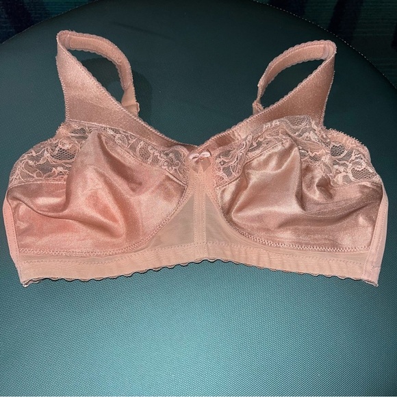 Glamorise 36dd beige full coverage retro bra 36e - Picture 2 of 6